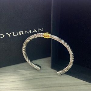 David Yurman Sterling Silver And Gold Cuff Classic
Bracelet